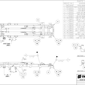 SL-222 Hoist Installation Kit Assembly Diagram