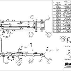 SL-240 Hoist Installation Kit Assembly