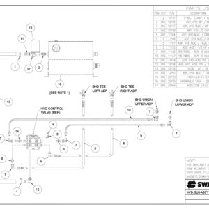 Sl-2418 Hydraulic Sub-Assembly - Chassis Tank Circuit Diagram