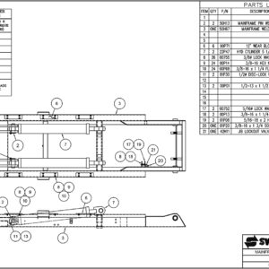 SL-2418 Mainframe Sub-Assembly Diagram