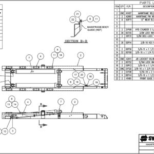 SL-330 Mainframe Sub-Assembly Diagram
