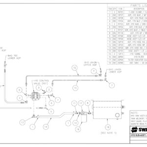 Sl-406 Hydraulic Sub-Assembly Chassis Tank Circuit Diagram