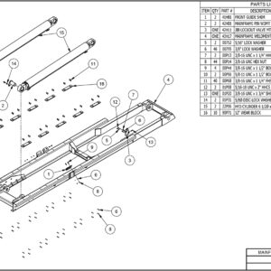 SL-406 Mainframe Sub-Assembly Diagram