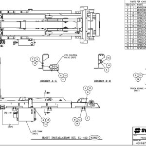 SL-412 Hoist Installation Kit