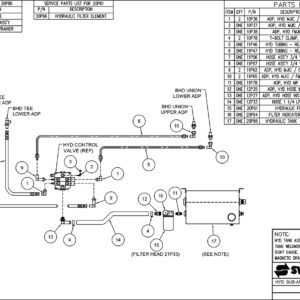 SL-518 Hydraulic Sub-Assembly Diagram