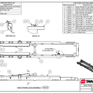 SL-520 Mainframe Sub-Assembly Diagram