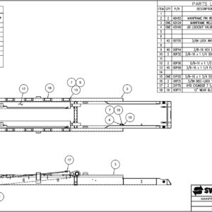 SL-650 Mainframe Sub-Assembly Diagram