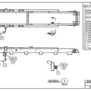 SL-655 Base Hydraulic Assembly Diagram