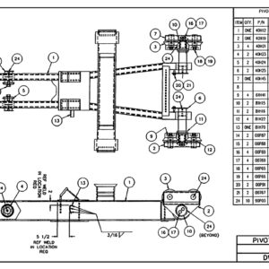 SL-655 Pivot Joint Sub-Assembly Diagram