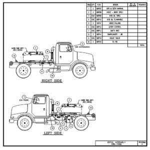 Swaploader SL-95 Decal Assembly Diagram
