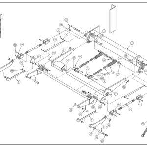 SL15 EST/SL20 EST Trunnion Lift Arm And Idler Arm Assembly (6 Inches) Diagram