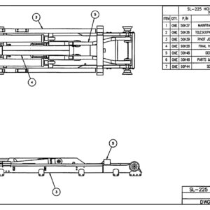 SL-225 Hoist FInal Assembly Diagram