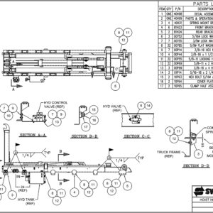 SL-545 Hoist Installation Kit Assembly