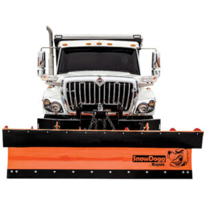 SnowDogg Full Trip Steel Municipal Plow Assembly 11 Foot x 36 Inch-Drop Pin