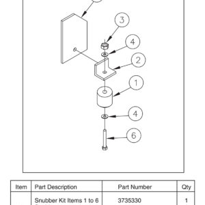 ST 22/31 Snubber Kit 172 Diagram