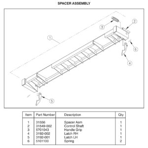 ST 22/31 Spacer Assembly Diagram