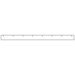BOSS STB03002 - 7 Foot 6 Inch Steel Cutting Edge (1/2 x 6 x 90 Inches)