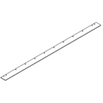 BOSS STB07537 - 10 Foot Steel Cutting Edge (1/2 x 6 x 120 Inches)