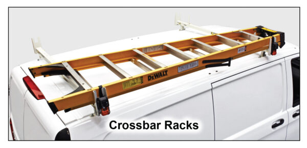 Kargo Master 40822 - Steel 2-Crossbar Van Rack Optional 3rd Crossbar
