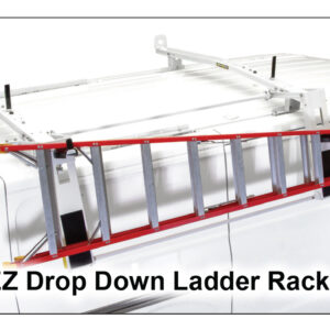 Drop Down Ladder Rack - Single - Mid/High Roof Transit High Roof NV ProMaster and Sprinter