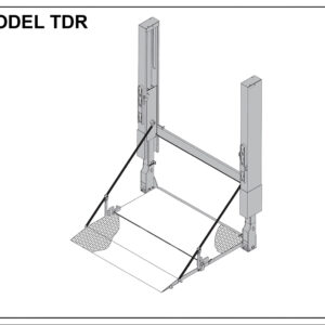 Thieman TDR - 66 Series Two - Piece Steel Platform Railgate (80 x 74) No Ramp
