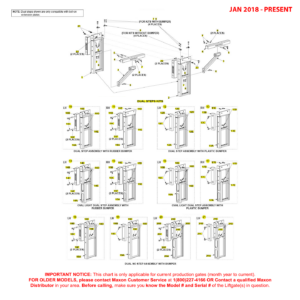 Maxon TE-25 And TE-30 (Jan 2018 - Present) Dual Step Kit Diagram