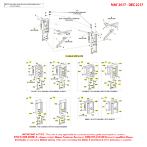 Maxon TE-25 And TE-30 (May 2017 - Dec 2017) Flexible Step Kit Diagram