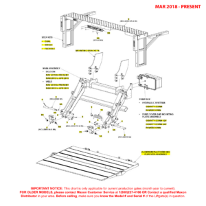Maxon TE-25DC (Mar 2018 - Present) Final Assembly With Aluminum Platform Diagram