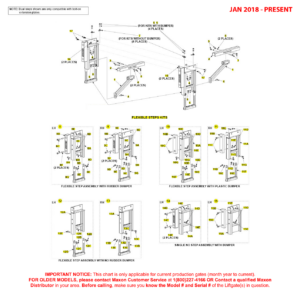 Maxon TE-33 (Jan 2018 - Present) Flexible Step Kits Diagram