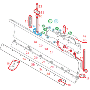 Trip-Edge RT3 Straight Blade Diagram