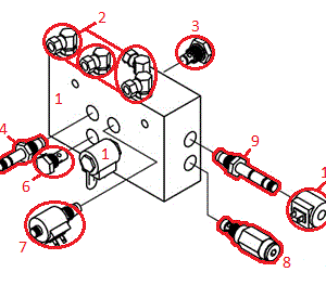 Trip-Edge RT3 Valve Assembly Diagram