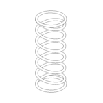 BOSS TFR04410 - .85 Inch OD x 2.25 Inch SS Spring