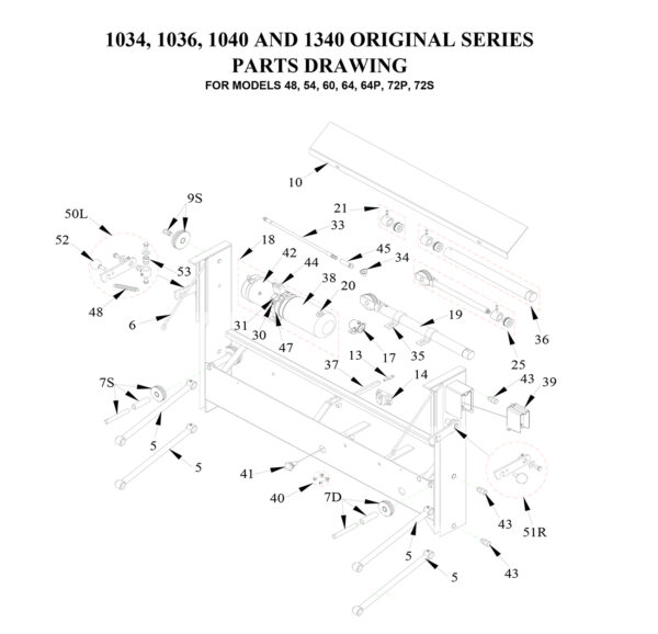 Tommy Gate Original Series Diagram (1 OF 2) [Pickup / Service Body / Cargo Van]