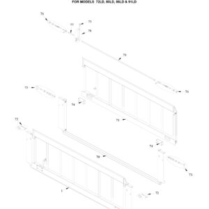 Tommy Gate Original Series Lift-And-Dump Diagram [Flatbed / Stake / Van]