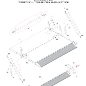 Tommy Gate Railgate Series Bi-Fold Diagram (2 OF 2) [Flatbed / Stake / Van]