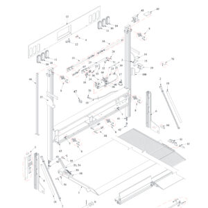 Tommy Gate Standard Railgate Series Diagram (1 OF 3) [Flatbed / Stake / Van]