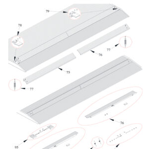 Tommy Gate Standard Railgate Series Diagram (3 OF 3) [Flatbed Stake And Van]