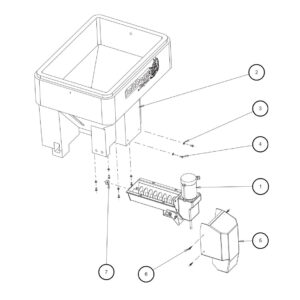 SaltDogg TGS03 Hopper Assembly Diagram