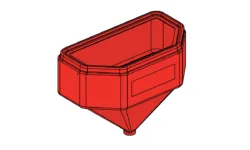 BOSS TGS05944 - 11 Cu Ft TGS Hopper With Latch