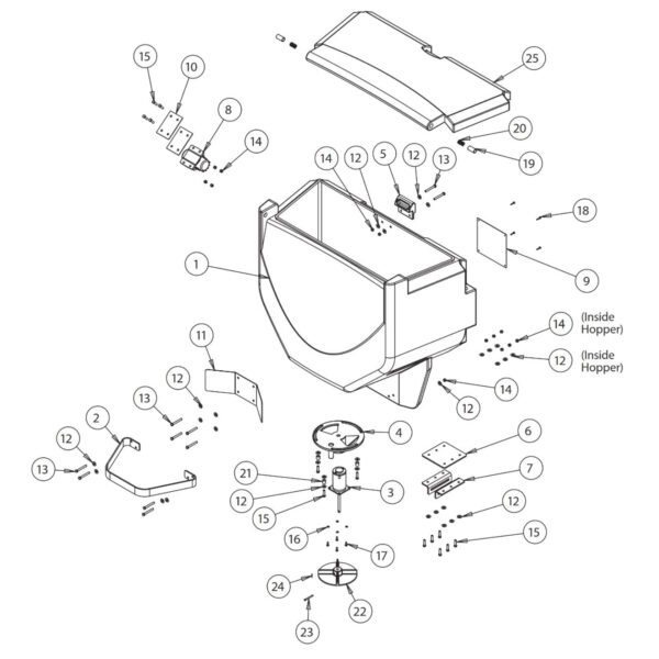 SaltDogg TGS06 Main Assembly Diagram