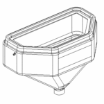 BOSS TGS06294 - 6 Cu Ft TGS Hopper With Latch