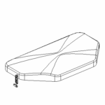 BOSS TGS06295 - 6 Cu Ft TGS Hopper Cover With Latch