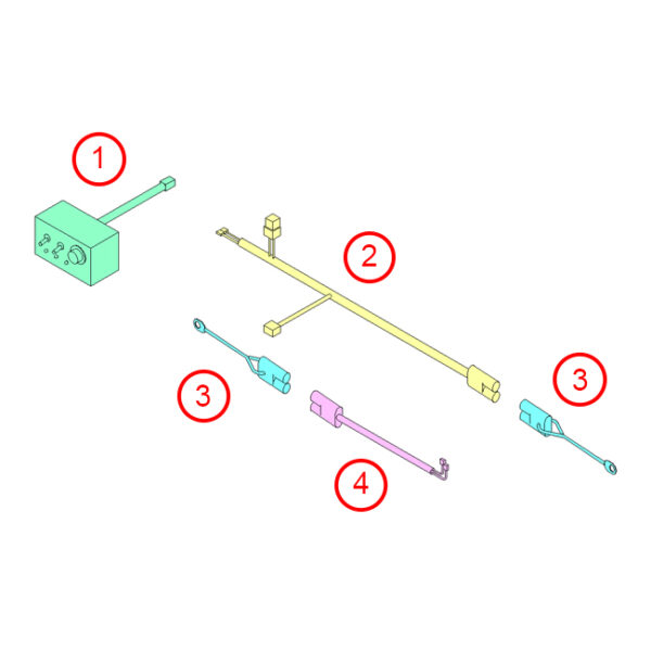 BOSS TGS1100 Slide-In and RT3 Attachment Wiring Diagram