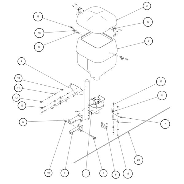 SaltDogg TGSUV1B Main Assembly Diagram