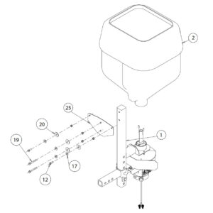SaltDogg TGSUVPROA Retainer Assembly Diagram