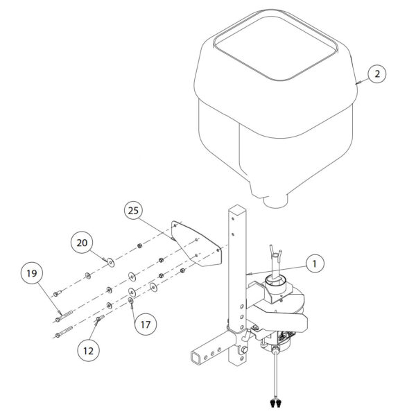 SaltDogg TGSUVPROA Retainer Assembly Diagram