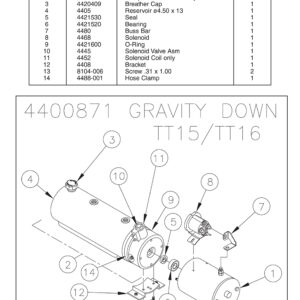Thieman 4400871 Pump Assembly Diagram