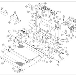 Tt15 Steel 42 Inch Deep Platform (with Torsion Assist) Diagram