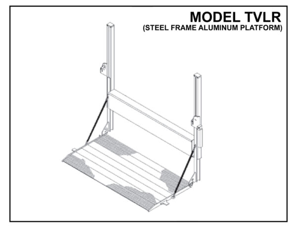 Thieman TVLR - 30 Series Aluminum Platform Railgate (90 x 54 + 6)