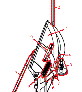 UTV Blade - Power-V Blade Half (Right) Diagram